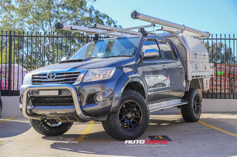 TOYOTA HILUX N70 4WD AR933 INTAKE GLOSS BLACK MACHINED